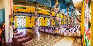 Temple Caodai à Tay Ninh